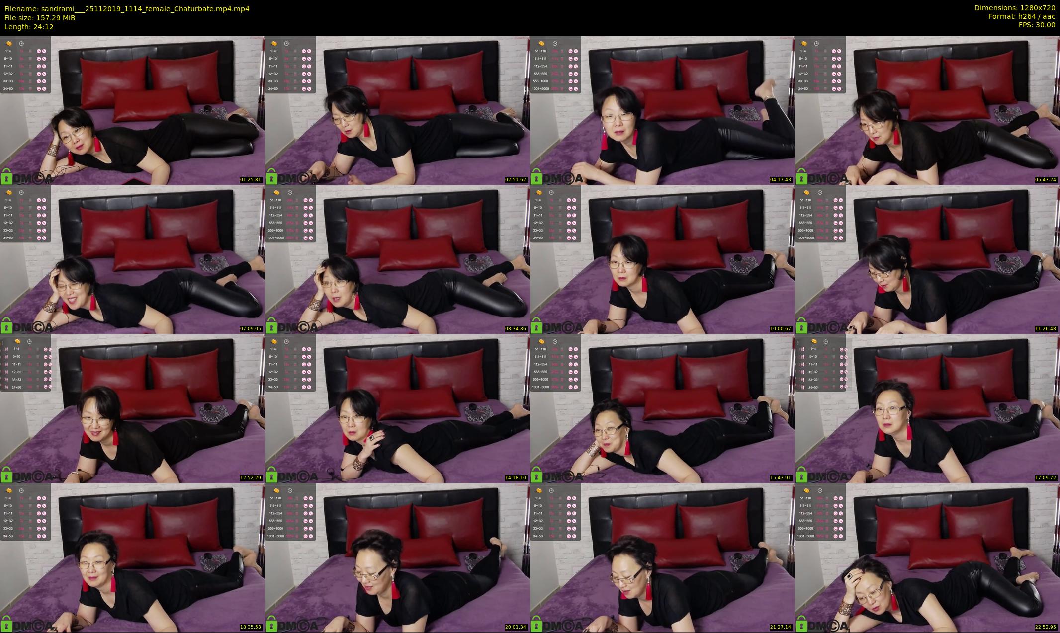 sandrami__ — 25 minute Chaturbate female cam show recording, 720p, Nov 25, 2019