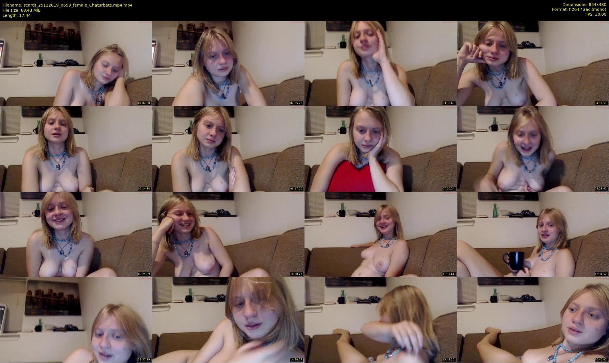 scartit — 18 minute Chaturbate female cam show recording, 480p, Nov 25, 2019