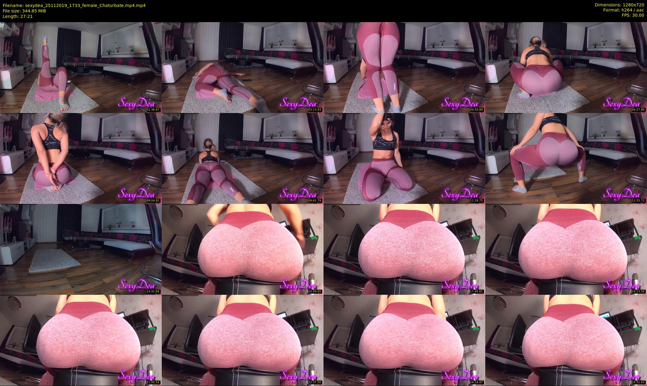 sexydea — 28 minute Chaturbate female cam show recording, 720p, Nov 25, 2019