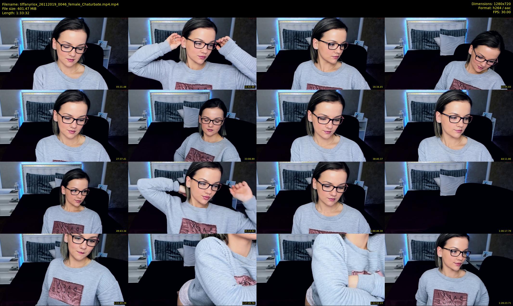 tiffanyriox — 94 minute Chaturbate female cam show recording, 720p, Nov 26, 2019