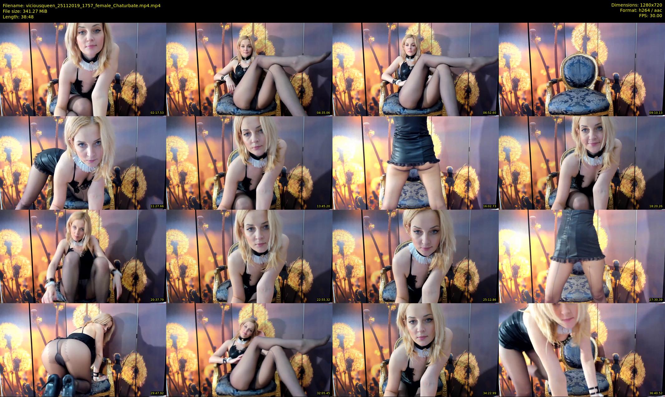 viciousqueen — 39 minute Chaturbate female cam show recording, 720p, Nov 25, 2019