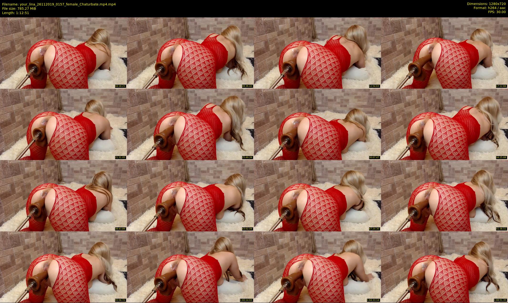 your_lina — 73 minute Chaturbate female cam show recording, 720p, Nov 26, 2019