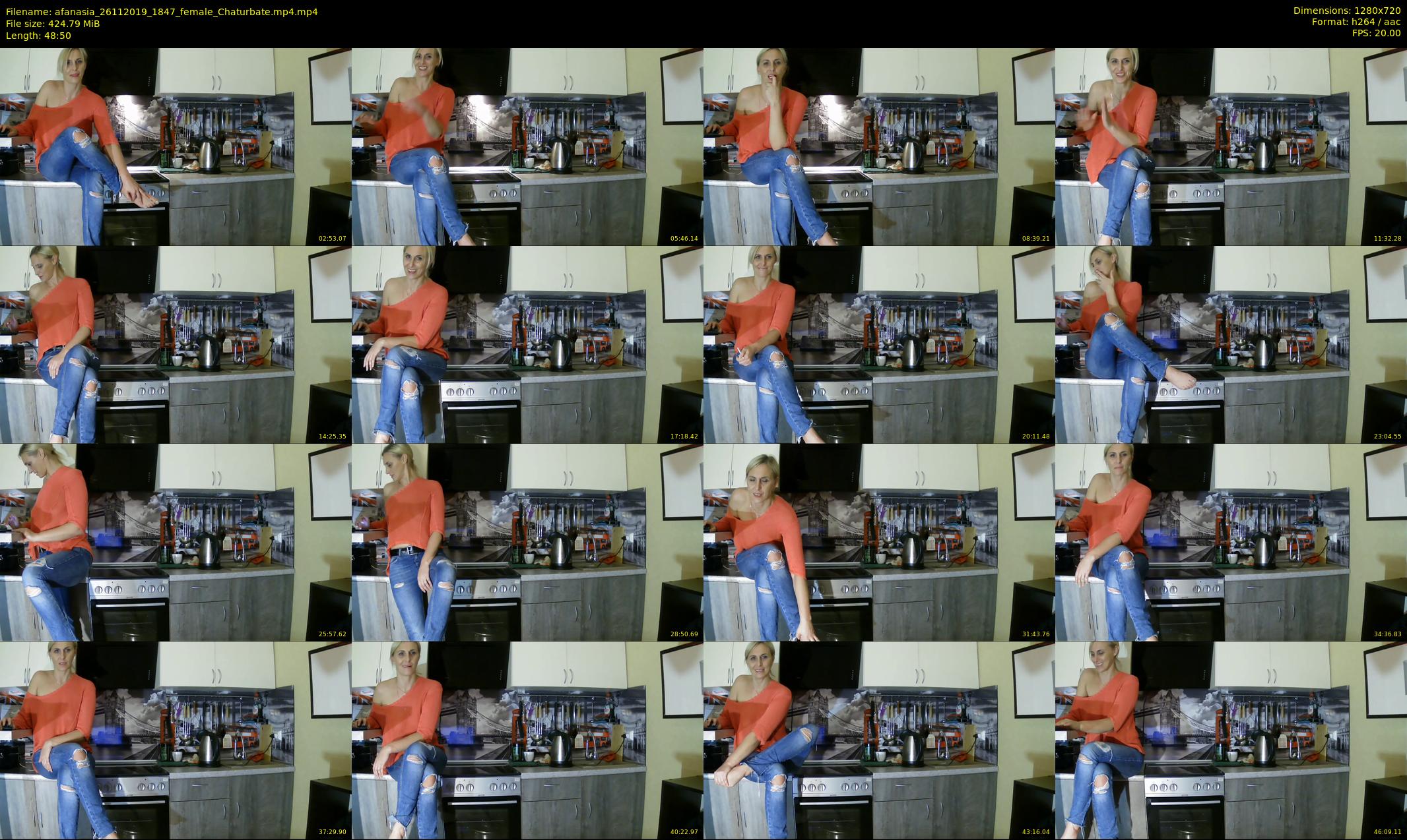afanasia — 49 minute Chaturbate female cam show recording, 720p, Nov 26, 2019