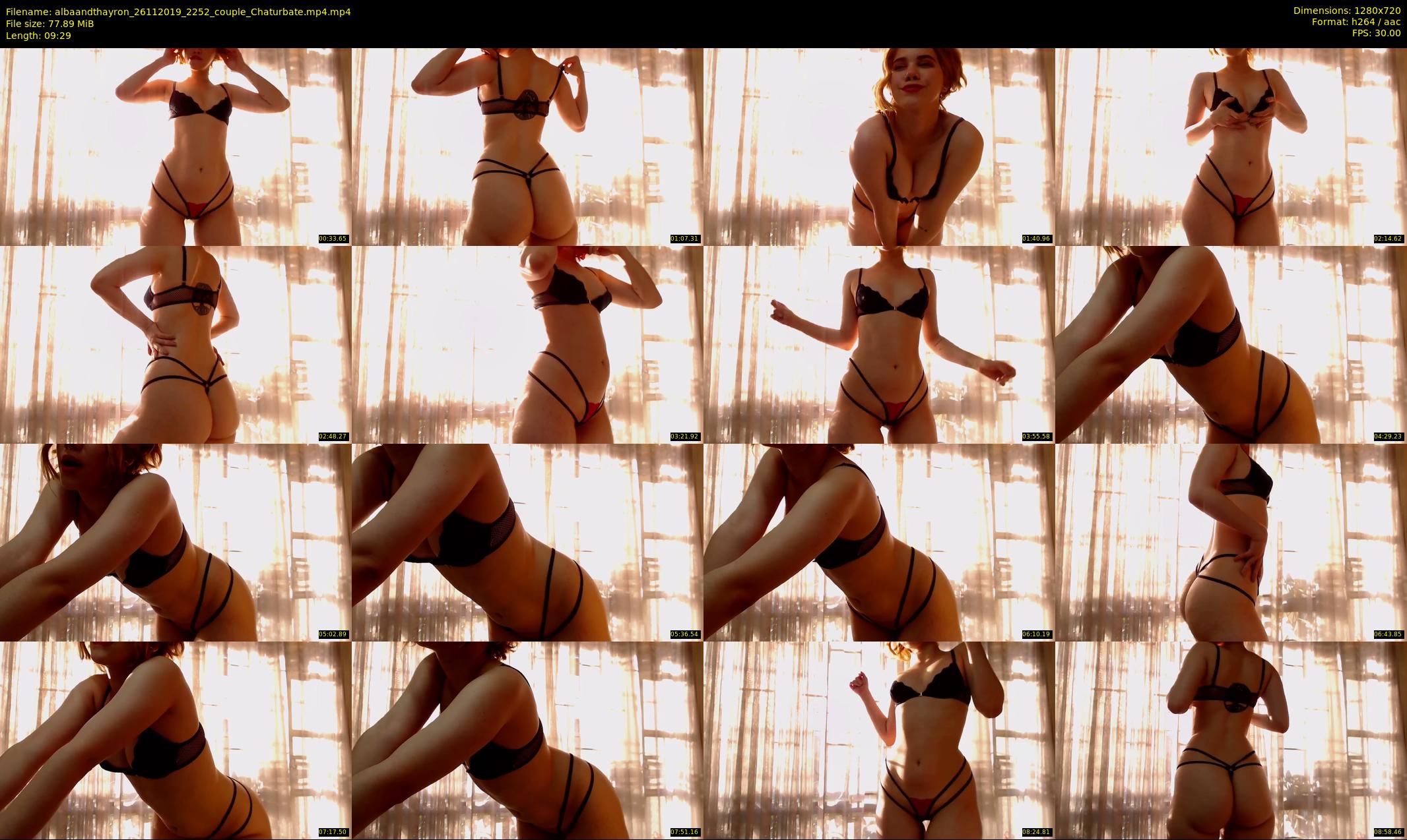albaandthayron — 10 minute Chaturbate couple cam show recording, 720p, Nov 26, 2019