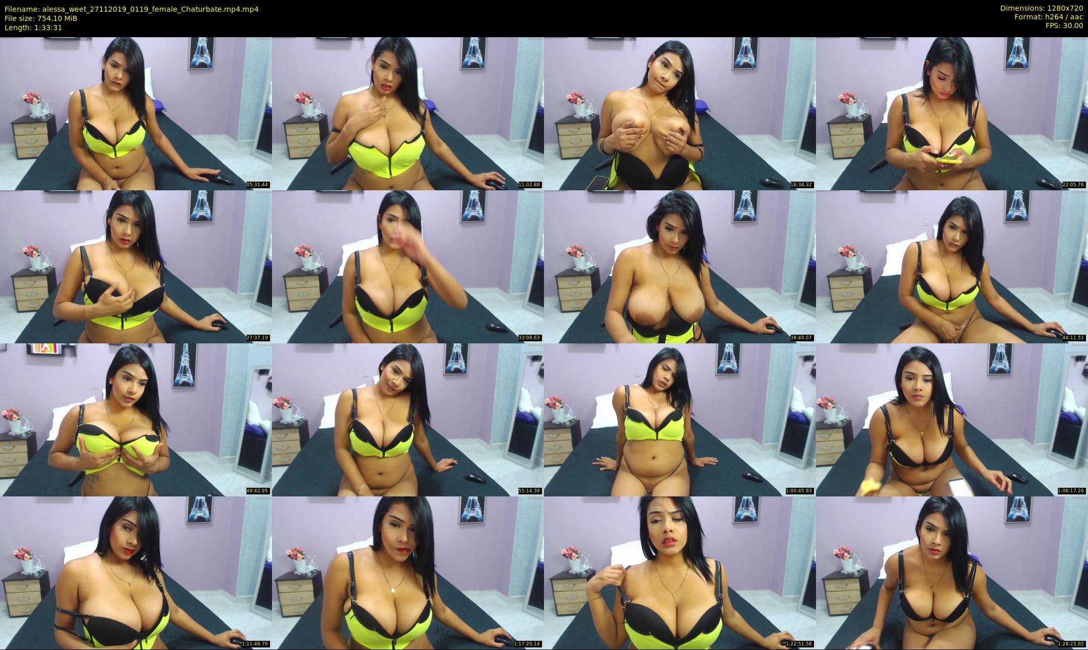 alessa_weet — 94 minute Chaturbate female cam show recording, 720p, Nov 27, 2019