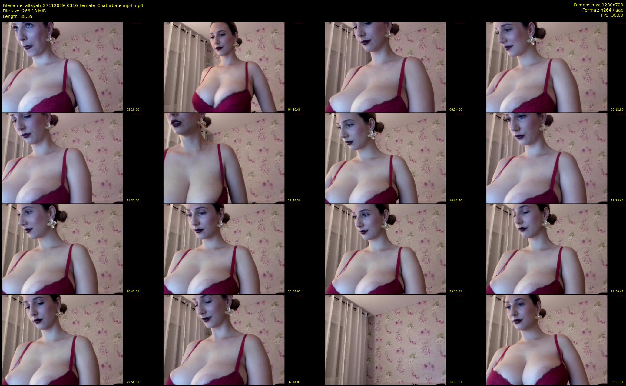 allayah — 39 minute Chaturbate female cam show recording, 720p, Nov 27, 2019