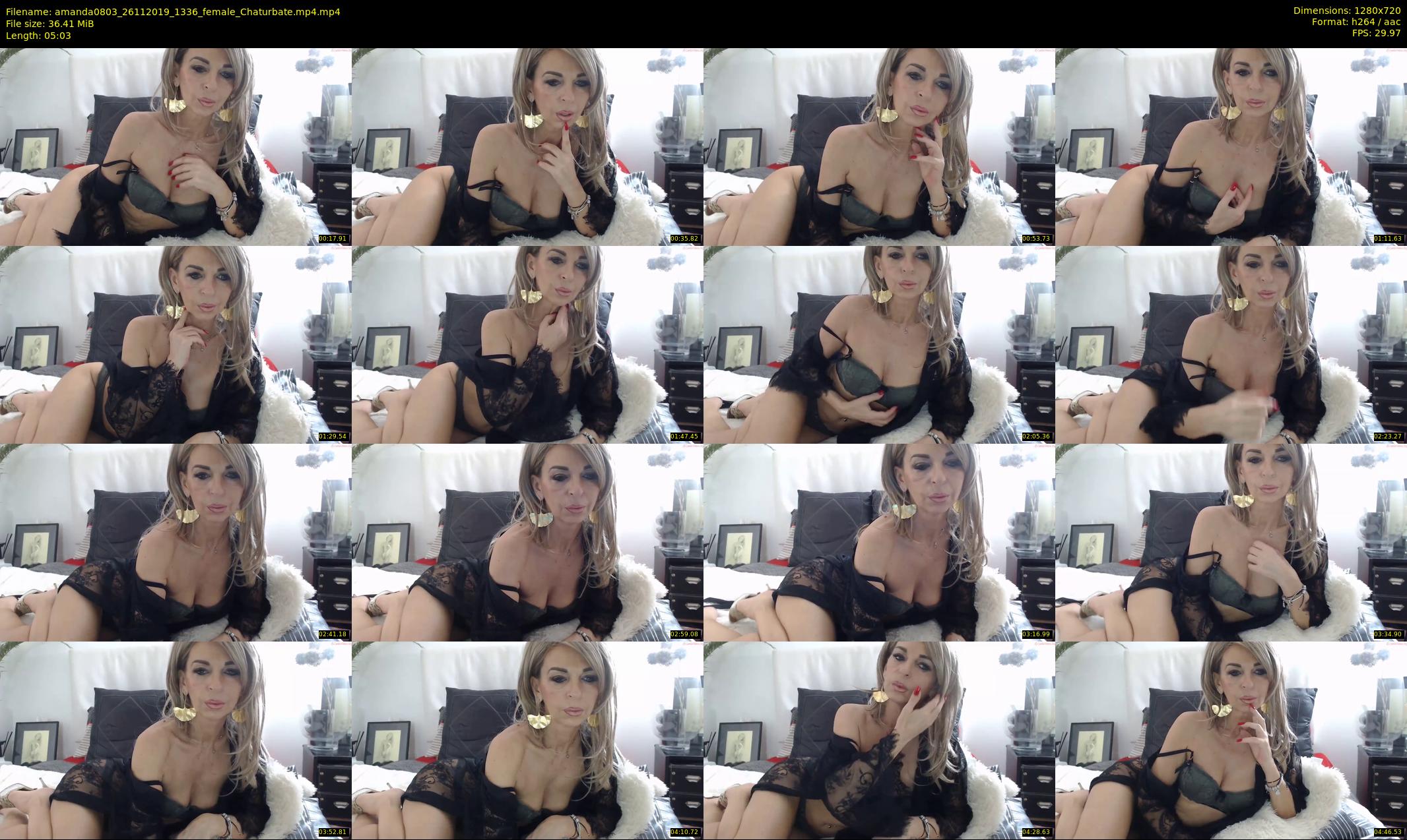 amanda0803 — 6 minute Chaturbate female cam show recording, 720p, Nov 26, 2019