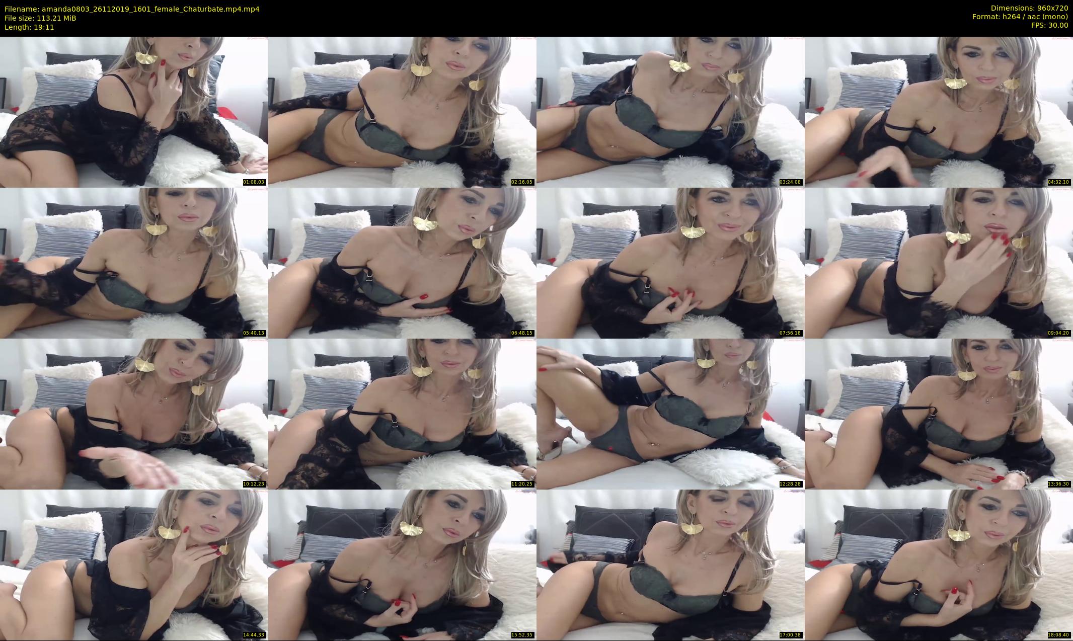 amanda0803 — 20 minute Chaturbate female cam show recording, 720p, Nov 26, 2019
