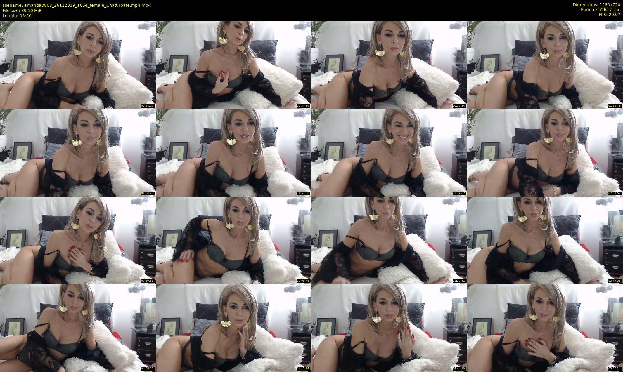 amanda0803 — 6 minute Chaturbate female cam show recording, 720p, Nov 26, 2019