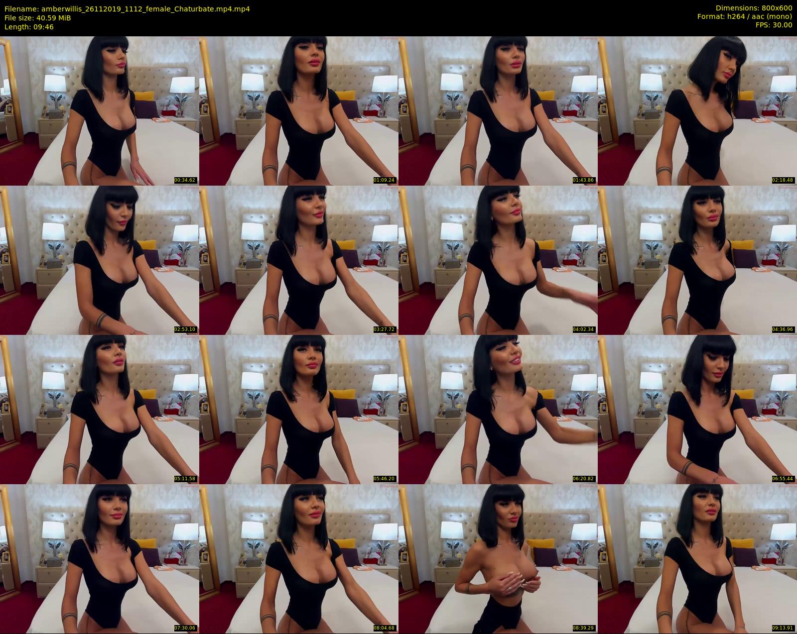 amberwillis — 10 minute Chaturbate female cam show recording, 480p, Nov 26, 2019