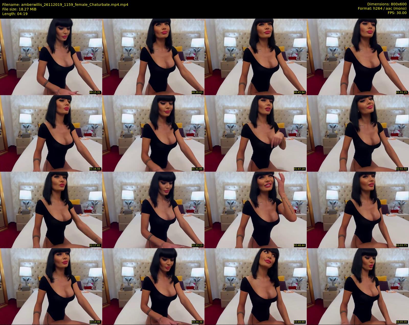 amberwillis — 5 minute Chaturbate female cam show recording, 480p, Nov 26, 2019