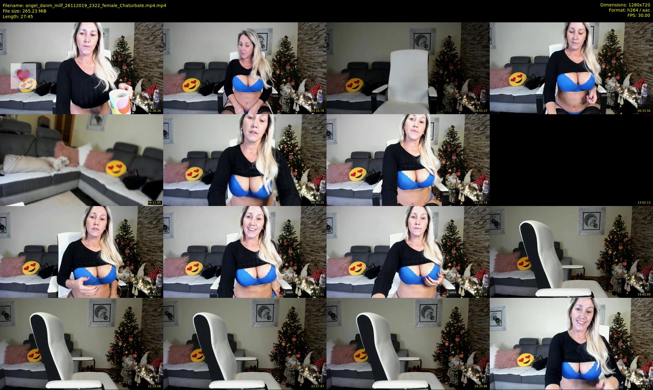 angel_danm_milf — 28 minute Chaturbate female cam show recording, 720p, Nov 26, 2019