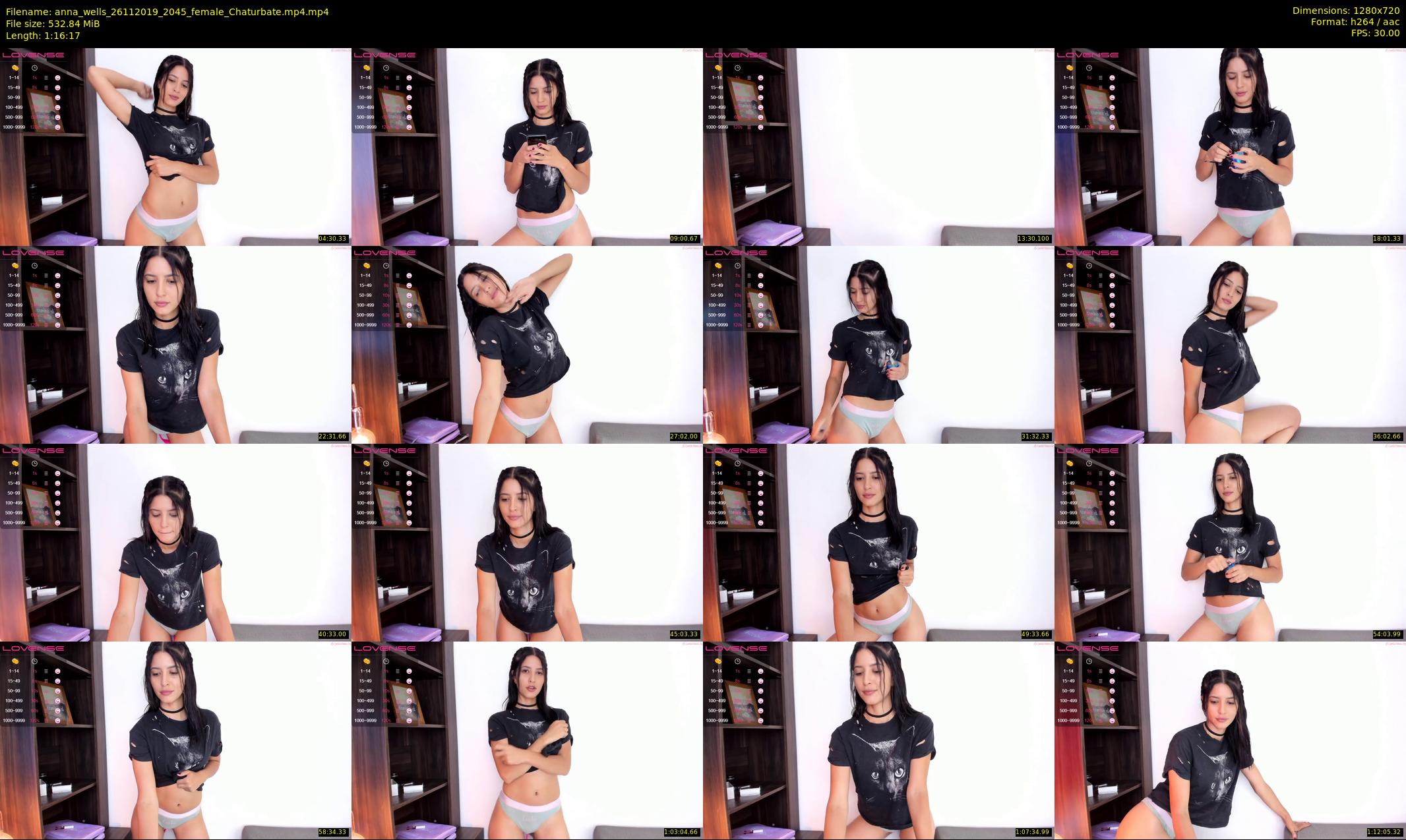 anna_wells — 77 minute Chaturbate female cam show recording, 720p, Nov 26, 2019