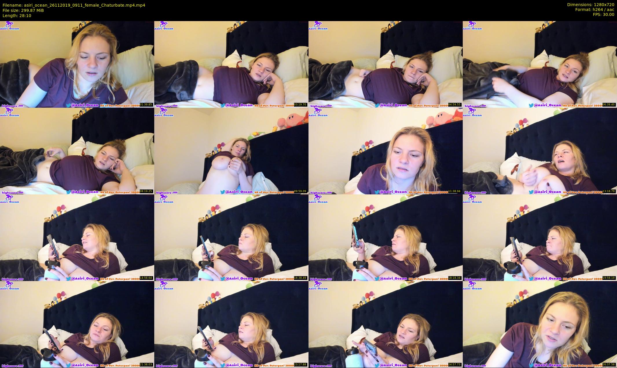 asiri_ocean — 29 minute Chaturbate female cam show recording, 720p, Nov 26, 2019