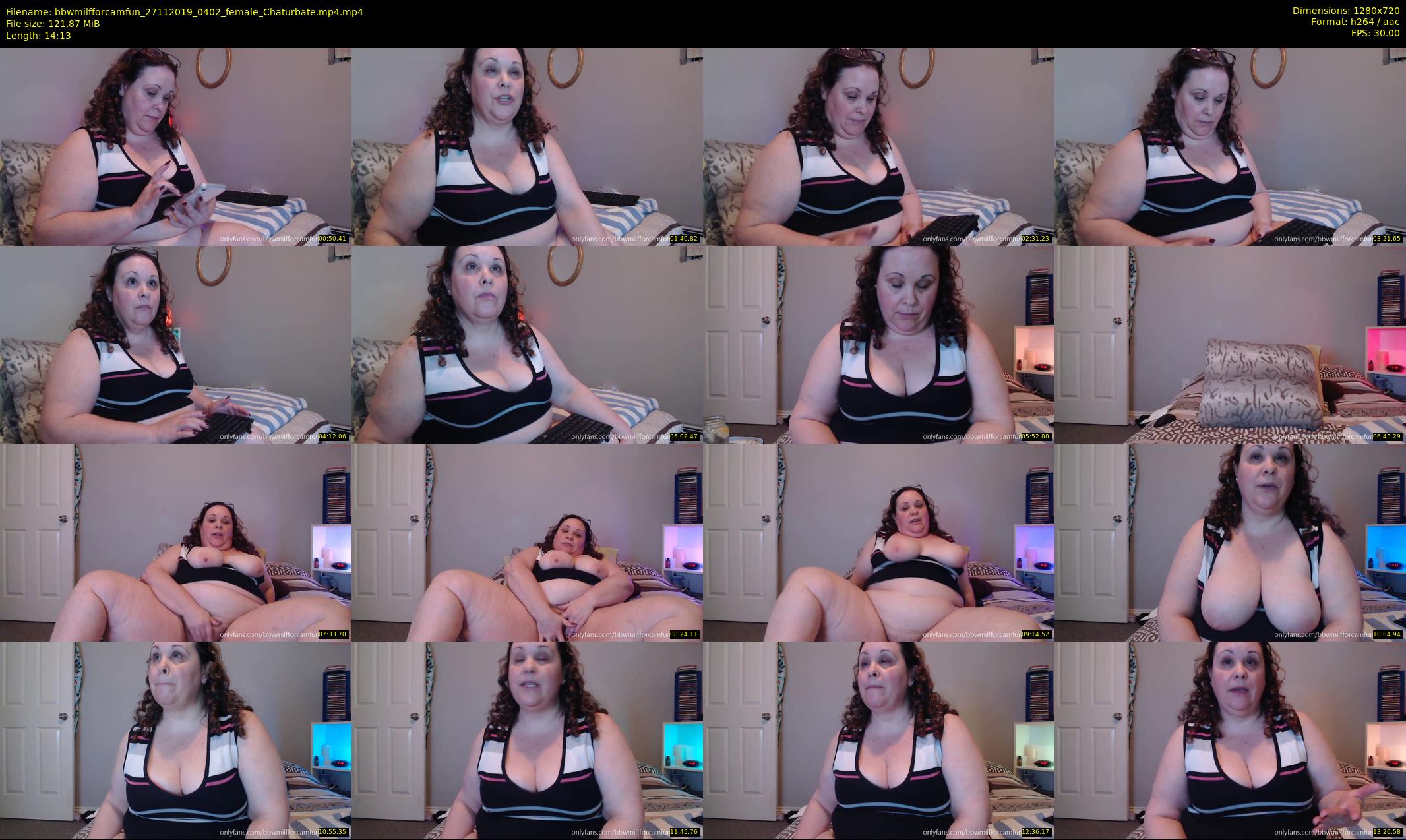 bbwmilfforcamfun — 15 minute Chaturbate female cam show recording, 720p, Nov 27, 2019