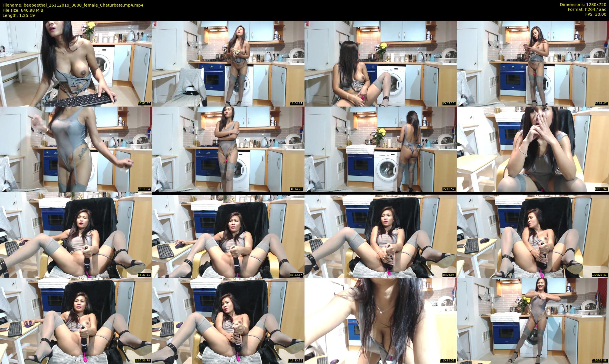 beebeethai — 86 minute Chaturbate female cam show recording, 720p, Nov 26, 2019