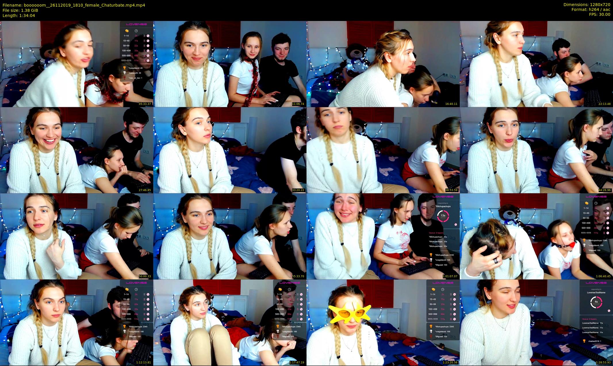 boooooom_ — 95 minute Chaturbate female cam show recording, 720p, Nov 26, 2019