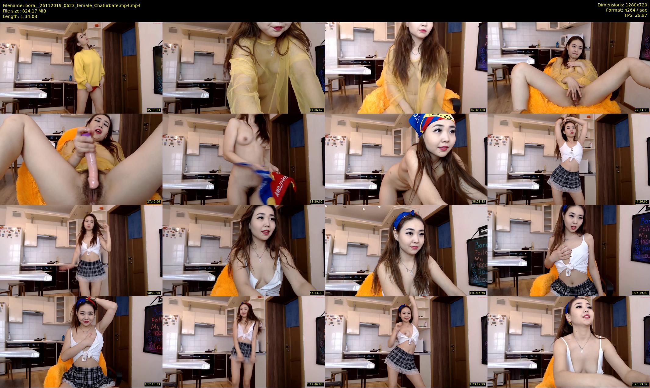 bora_ — 95 minute Chaturbate female cam show recording, 720p, Nov 26, 2019