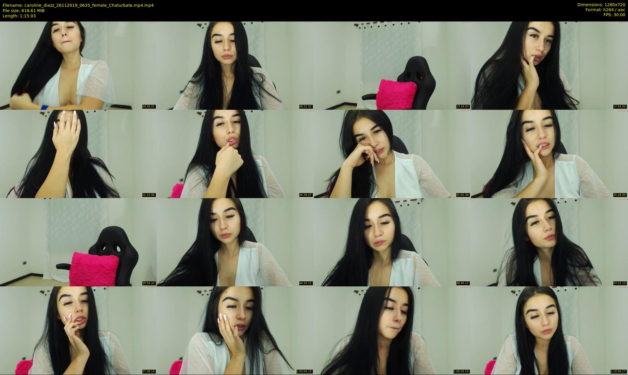 caroline_diazz — 76 minute Chaturbate female cam show recording, 720p, Nov 26, 2019