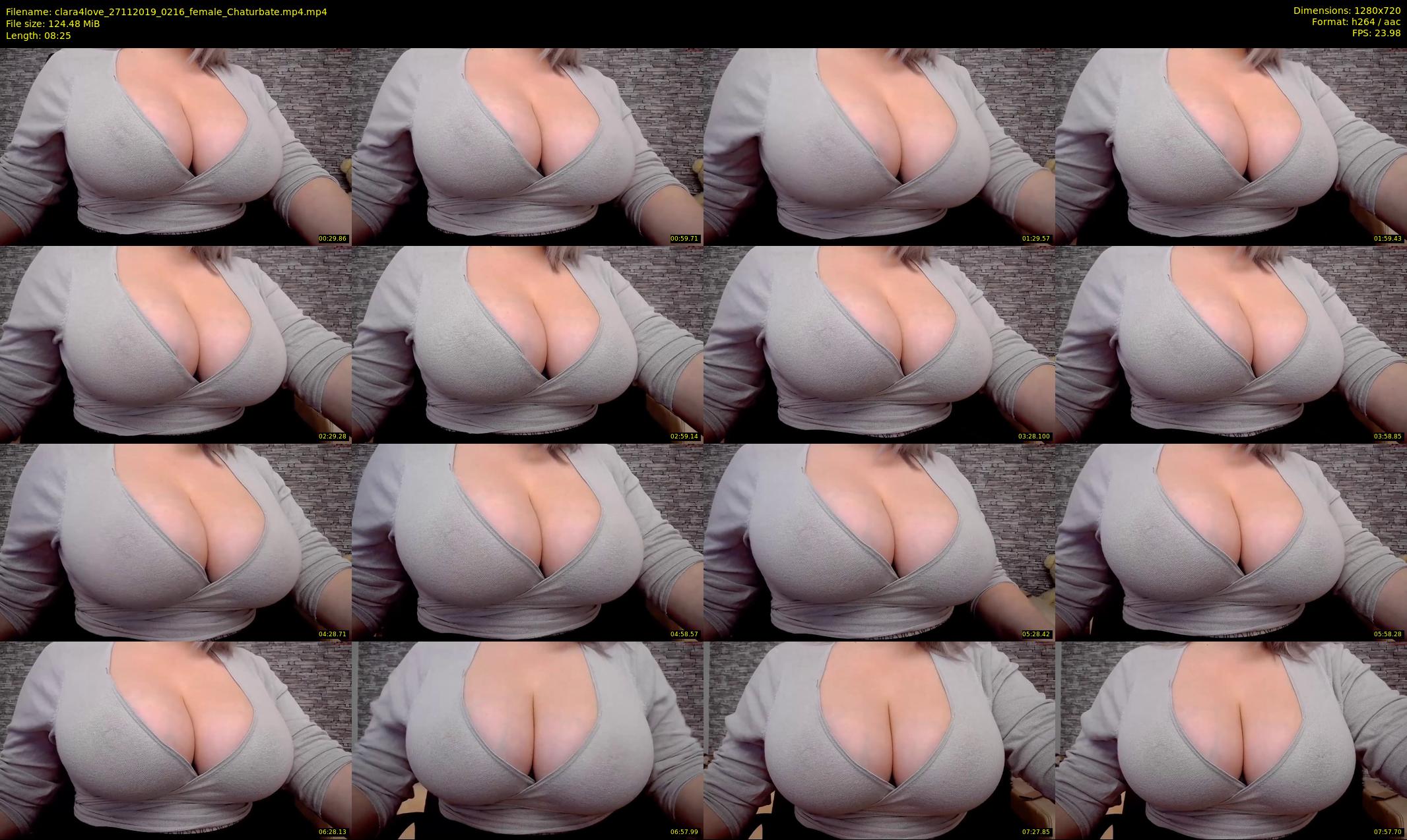 clara4love — 9 minute Chaturbate female cam show recording, 720p, Nov 27, 2019