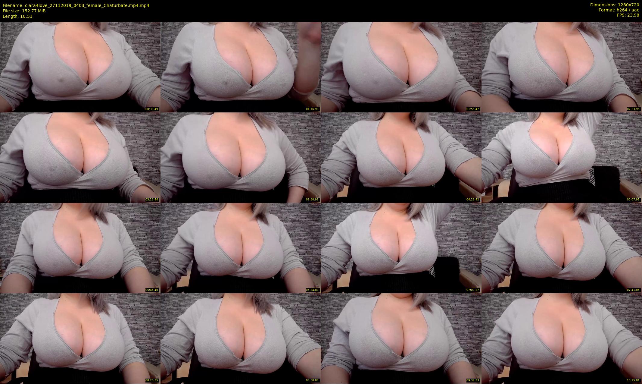 clara4love — 11 minute Chaturbate female cam show recording, 720p, Nov 27, 2019