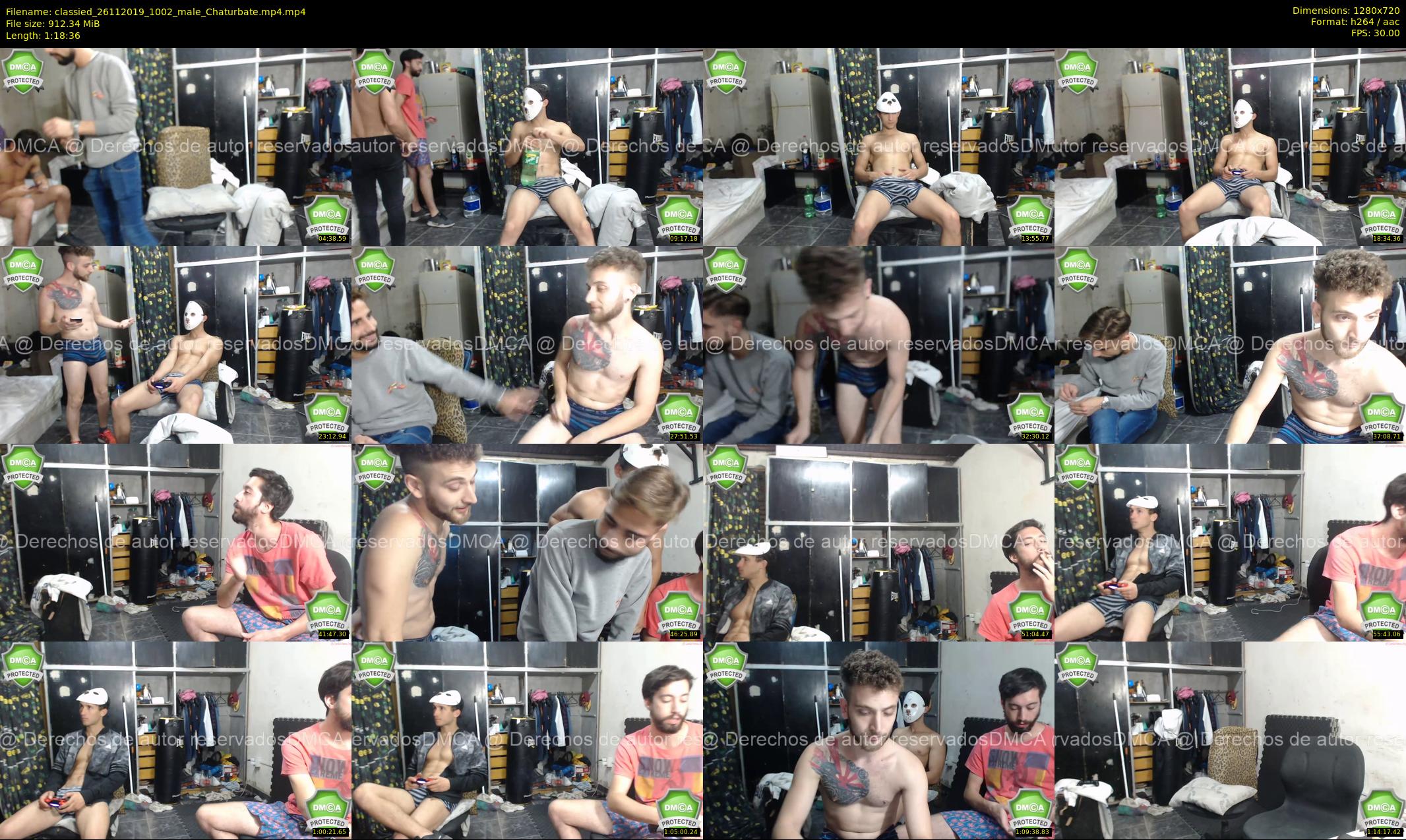 classied — 79 minute Chaturbate male cam show recording, 720p, Nov 26, 2019