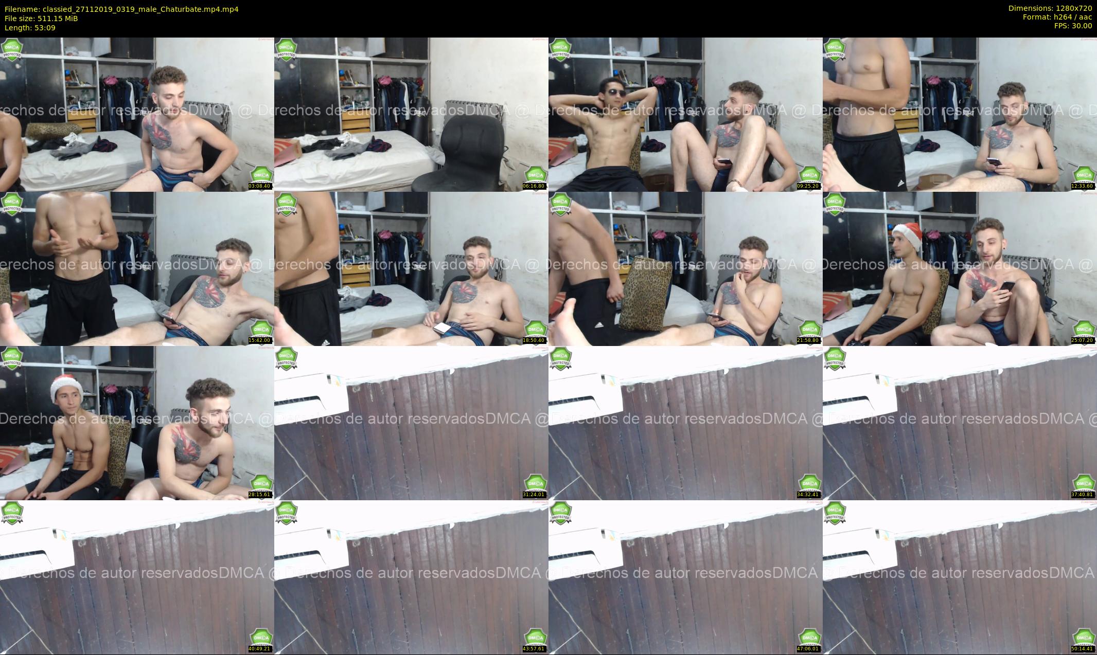 classied — 54 minute Chaturbate male cam show recording, 720p, Nov 27, 2019