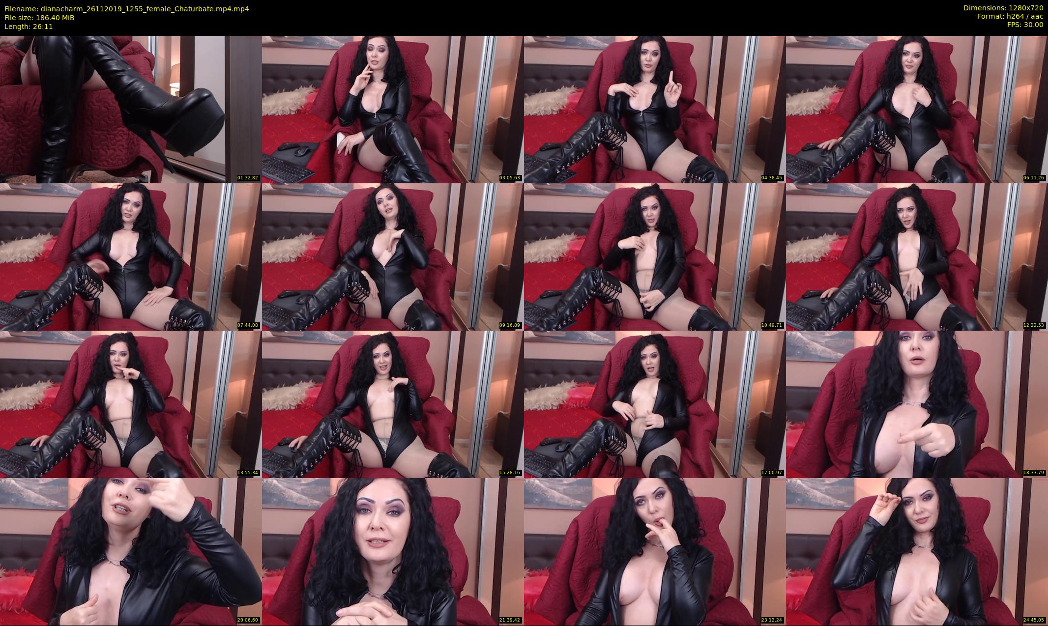 dianacharm — 27 minute Chaturbate female cam show recording, 720p, Nov 26, 2019
