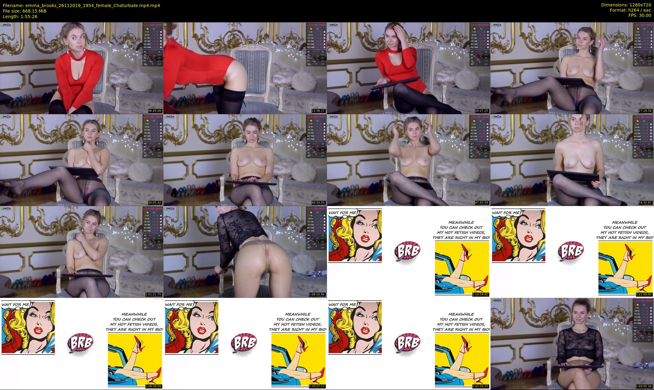 emma_brooks — 116 minute Chaturbate female cam show recording, 720p, Nov 26, 2019