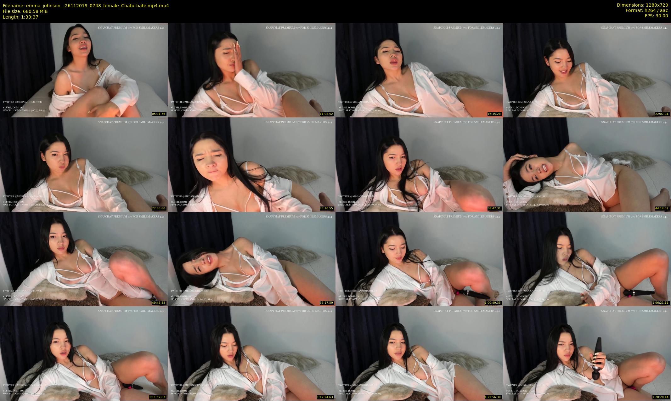 emma_johnson_ — 94 minute Chaturbate female cam show recording, 720p, Nov 26, 2019