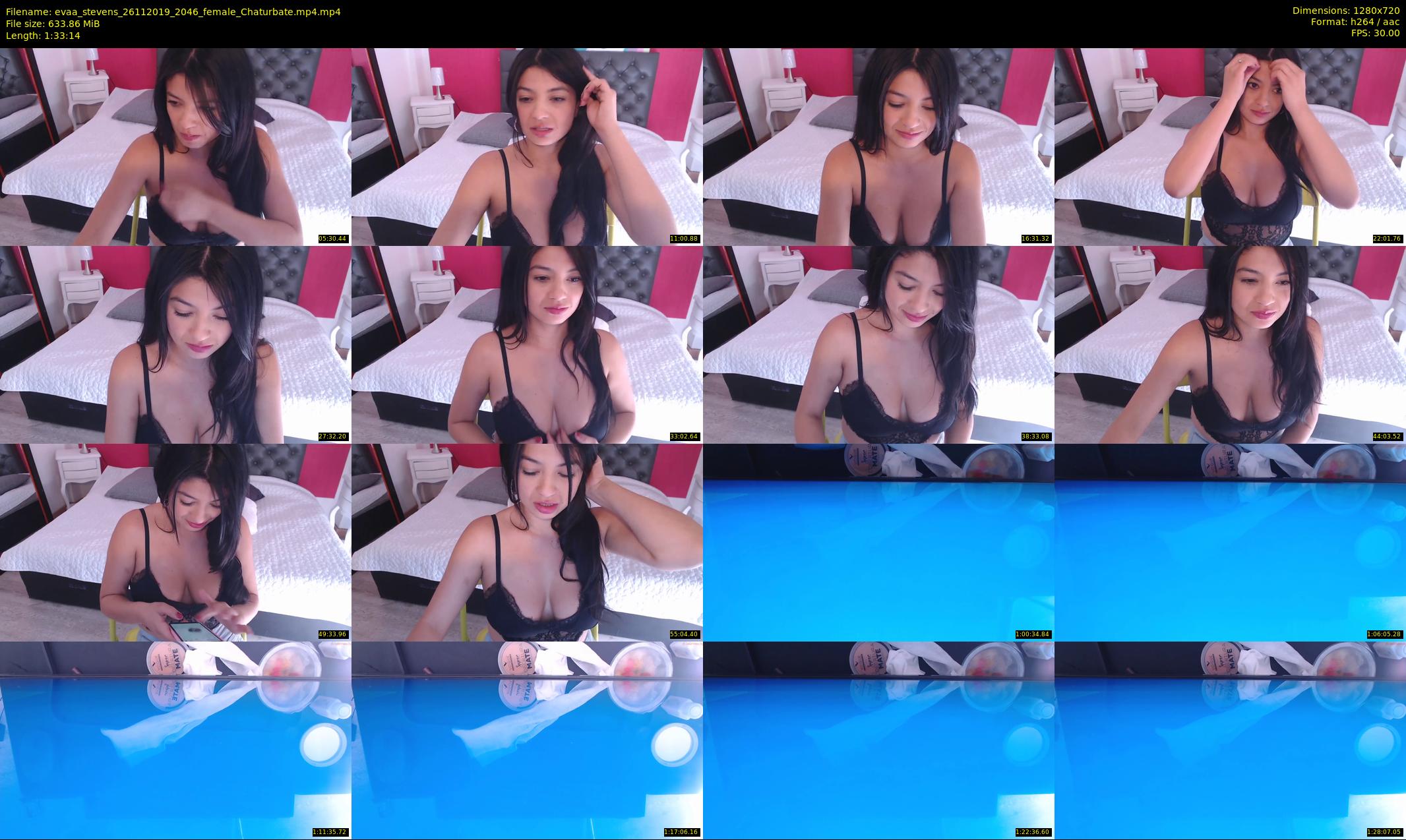 evaa_stevens — 94 minute Chaturbate female cam show recording, 720p, Nov 26, 2019