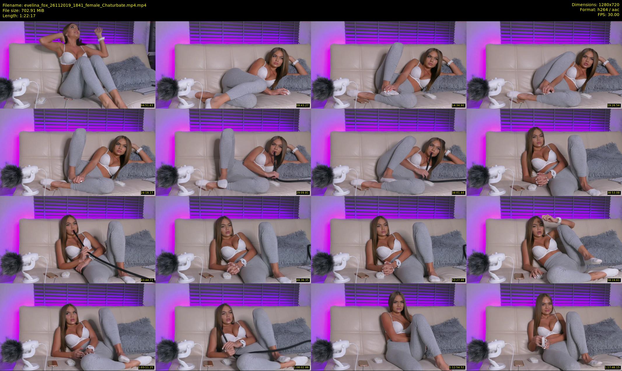 evelina_fox — 83 minute Chaturbate female cam show recording, 720p, Nov 26, 2019