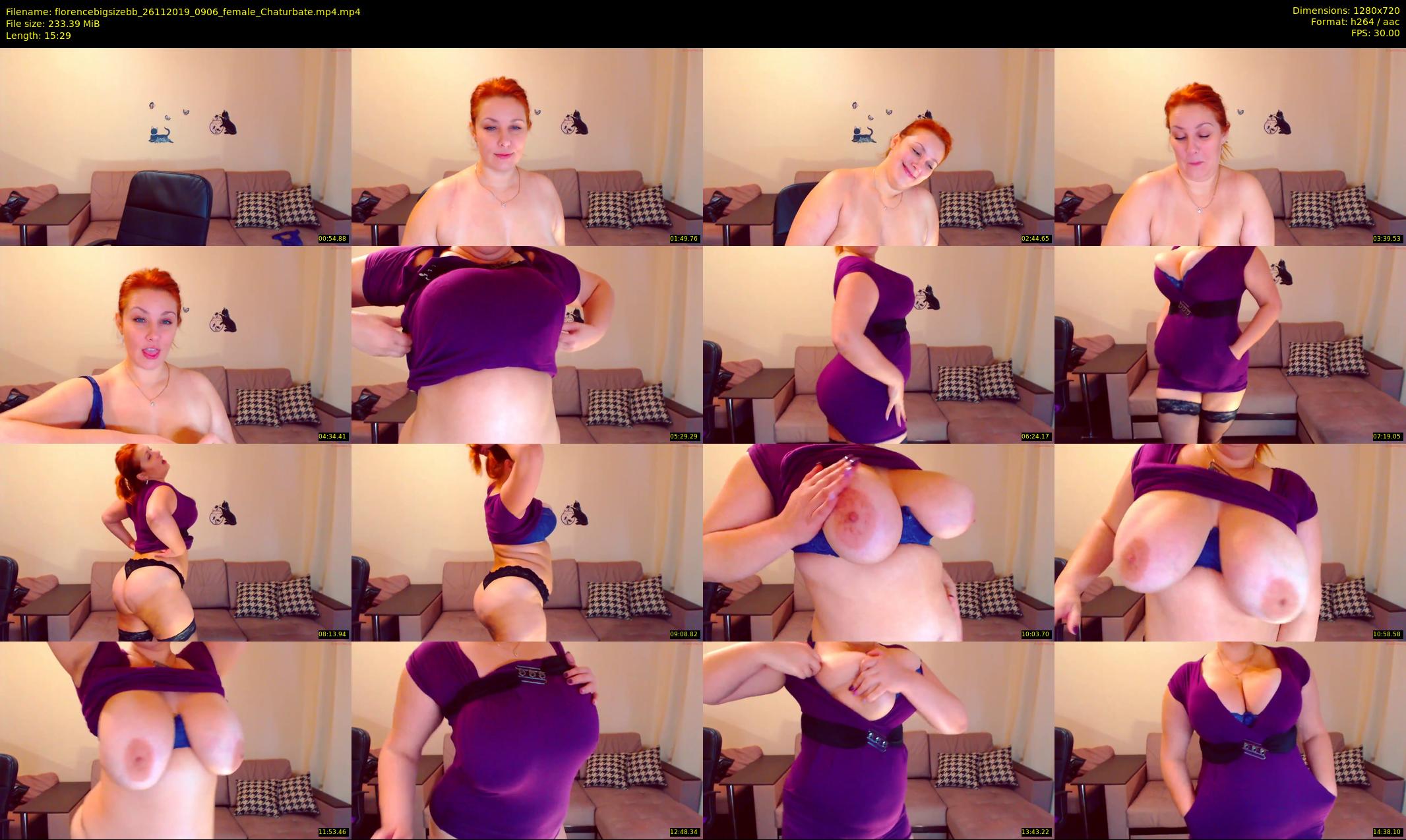 florencebigsizebb — 16 minute Chaturbate female cam show recording, 720p, Nov 26, 2019