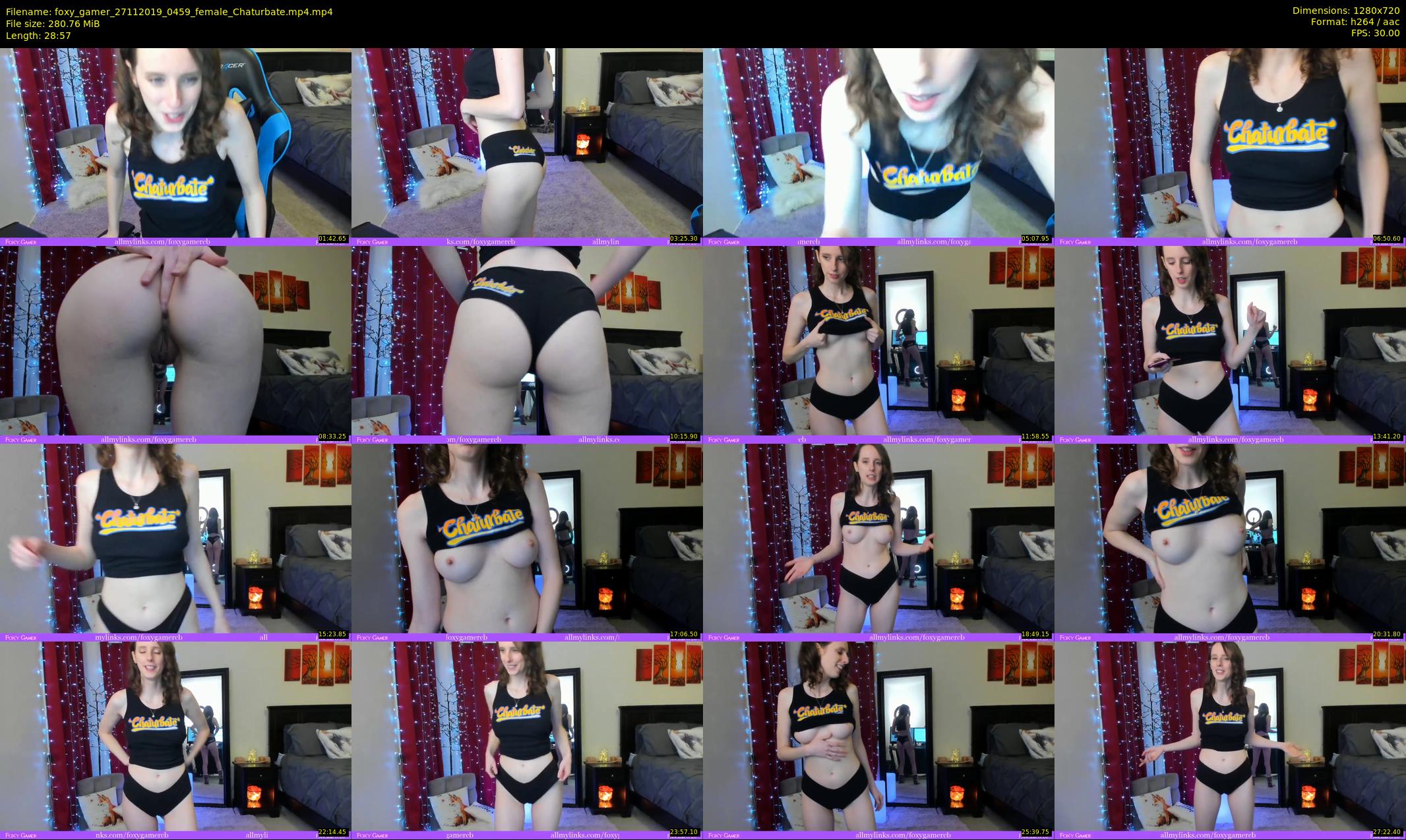 foxy_gamer — 29 minute Chaturbate female cam show recording, 720p, Nov 27, 2019