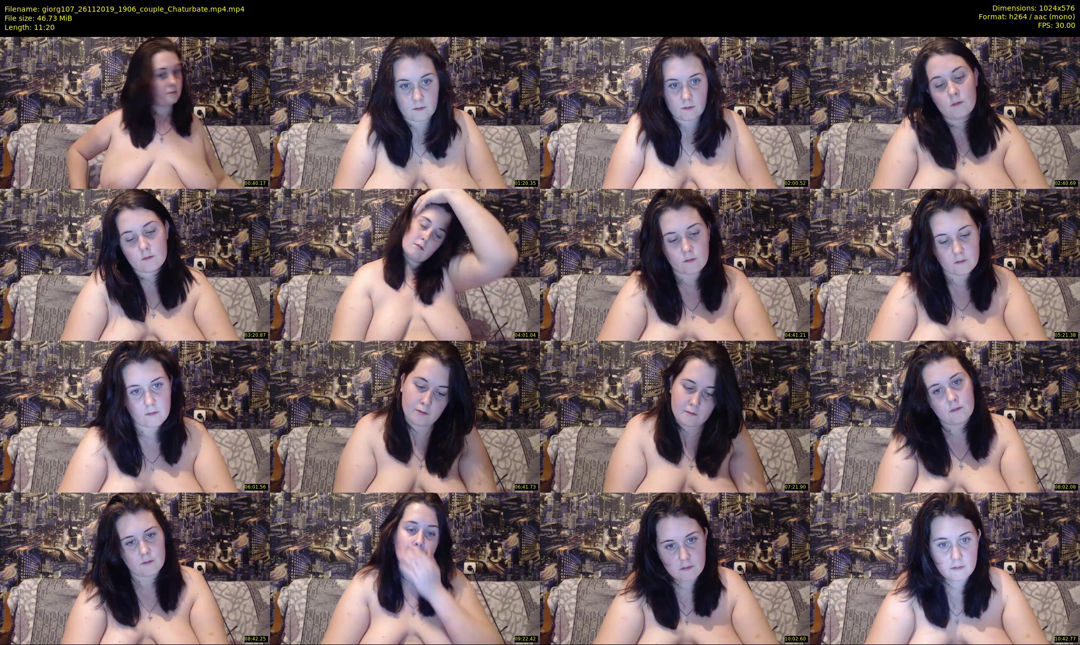 giorg107 — 12 minute Chaturbate couple cam show recording, 480p, Nov 26, 2019