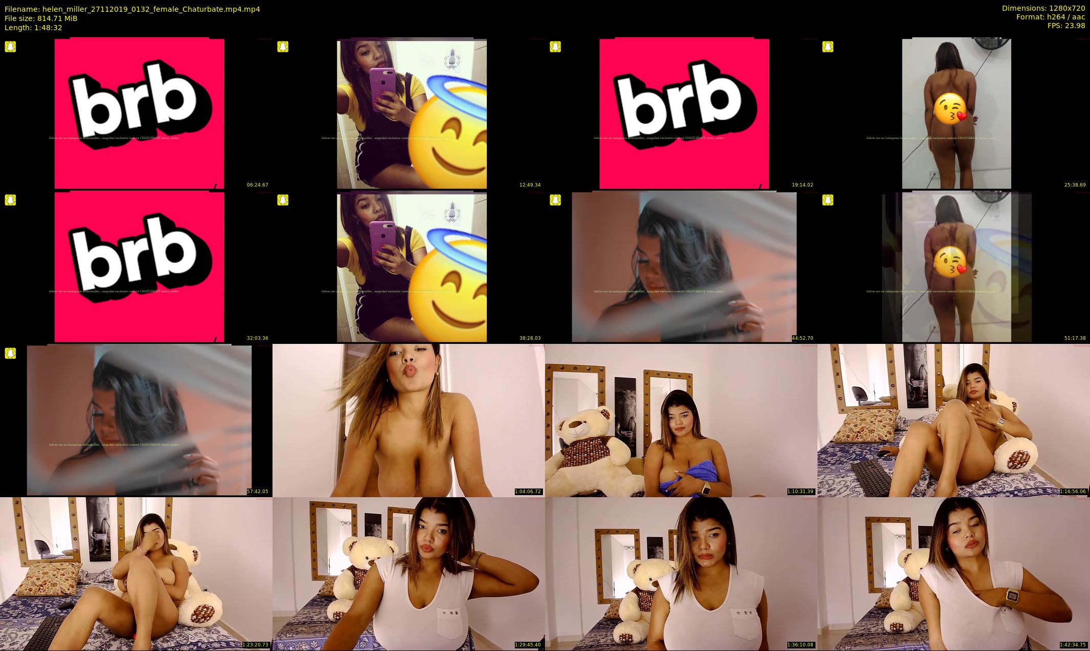 helen_miller — 109 minute Chaturbate female cam show recording, 720p, Nov 27, 2019