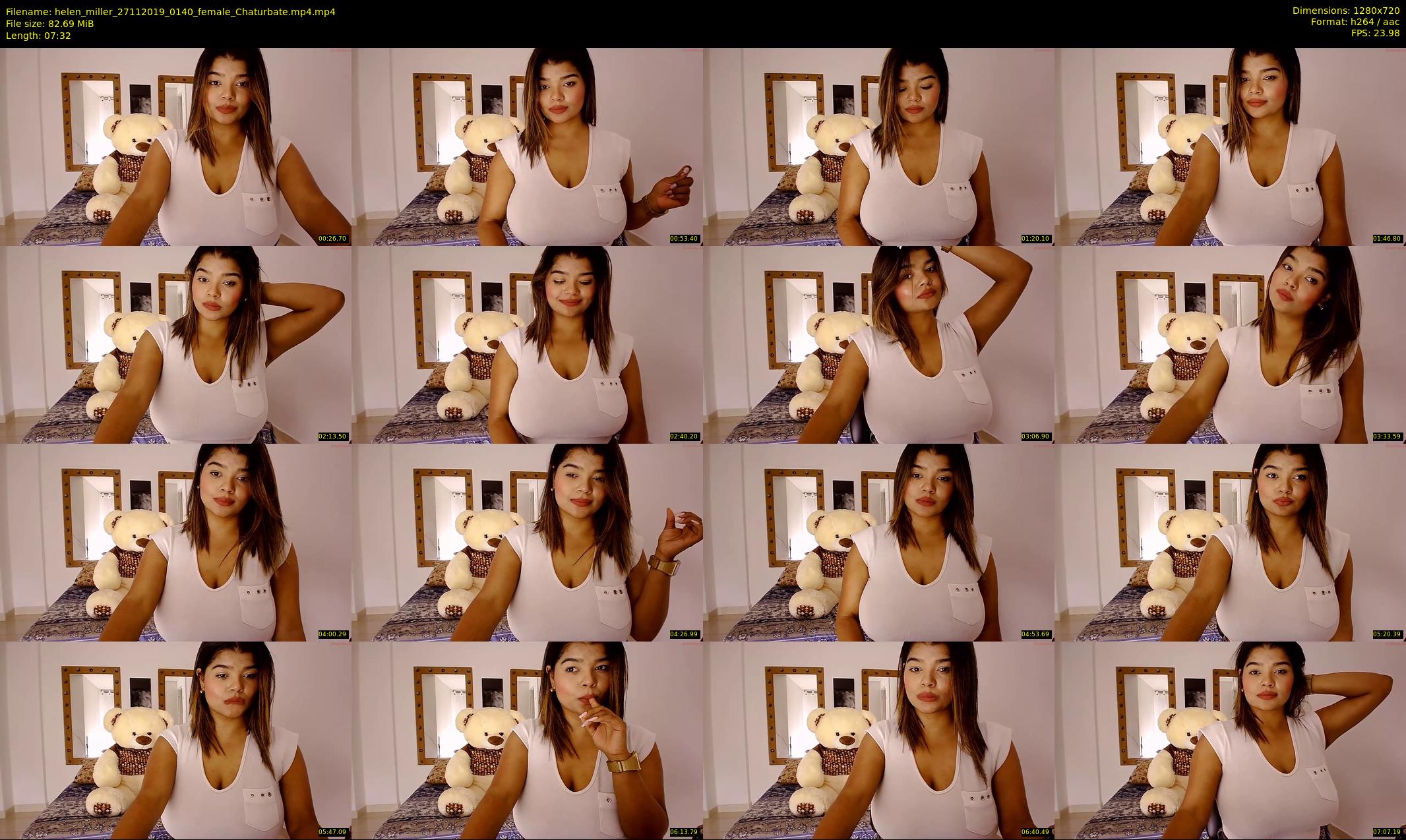 helen_miller — 8 minute Chaturbate female cam show recording, 720p, Nov 27, 2019