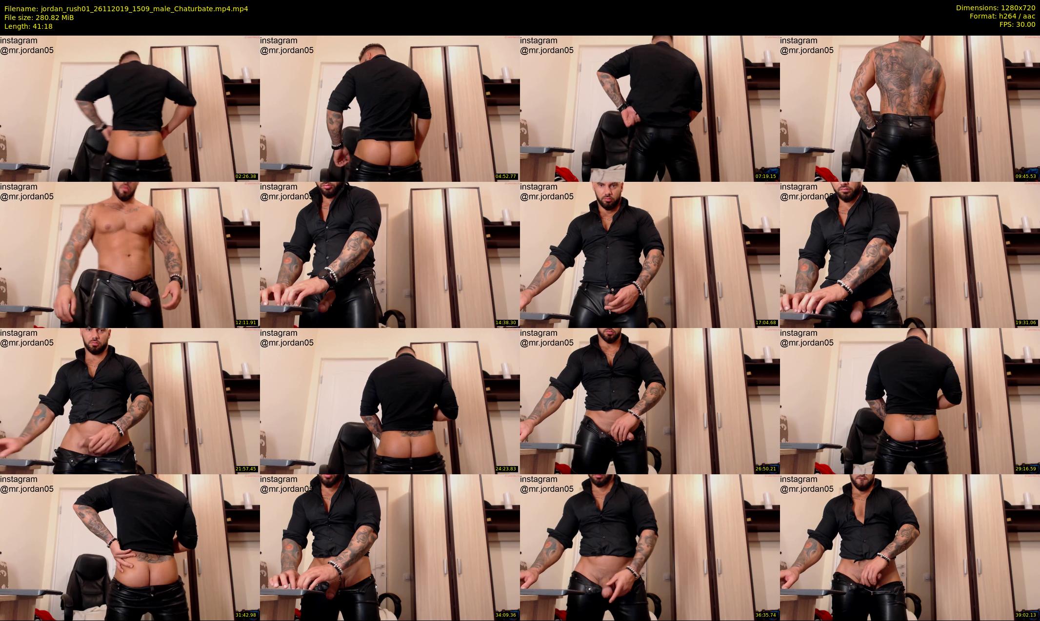 jordan_rush01 — 42 minute Chaturbate male cam show recording, 720p, Nov 26, 2019
