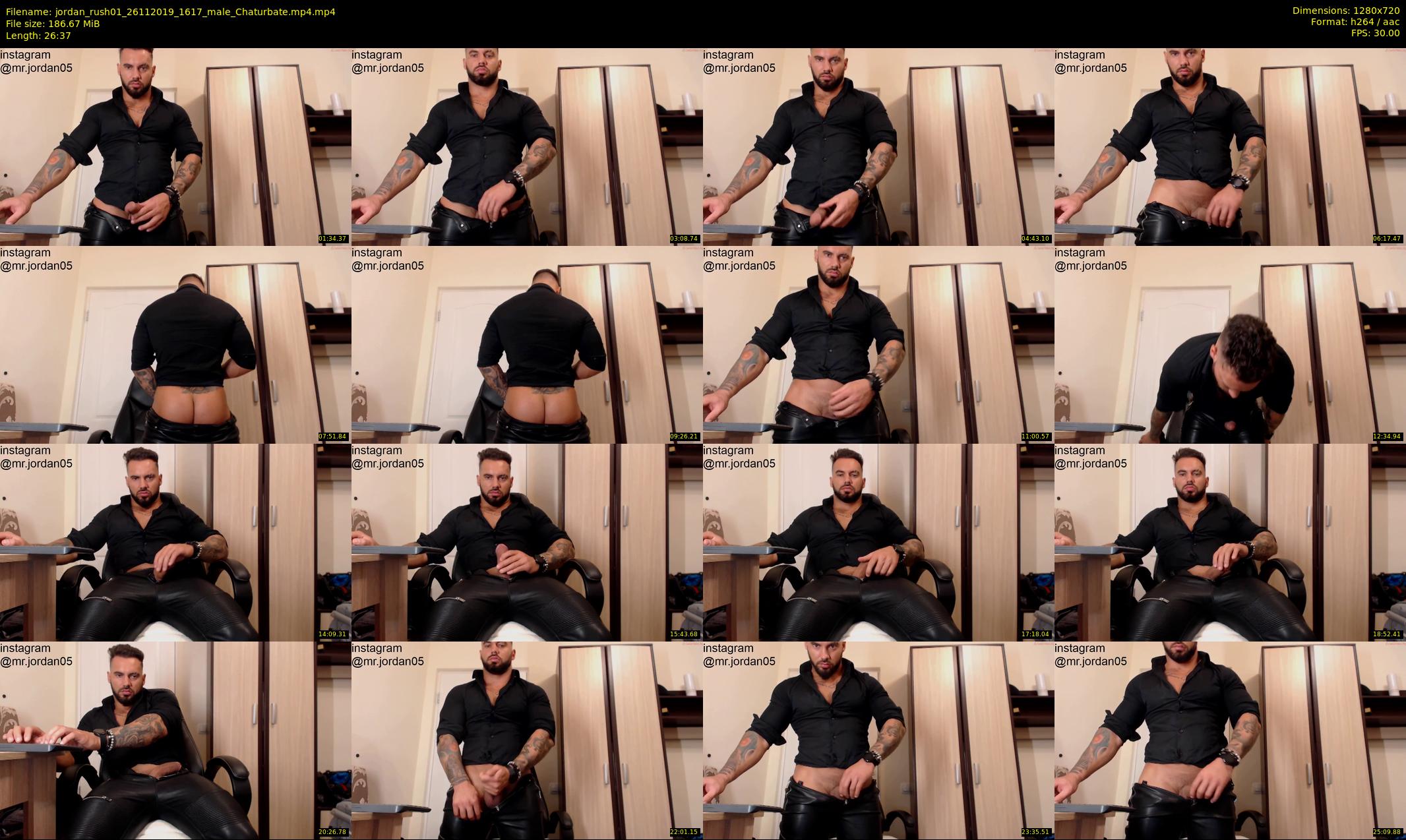 jordan_rush01 — 27 minute Chaturbate male cam show recording, 720p, Nov 26, 2019