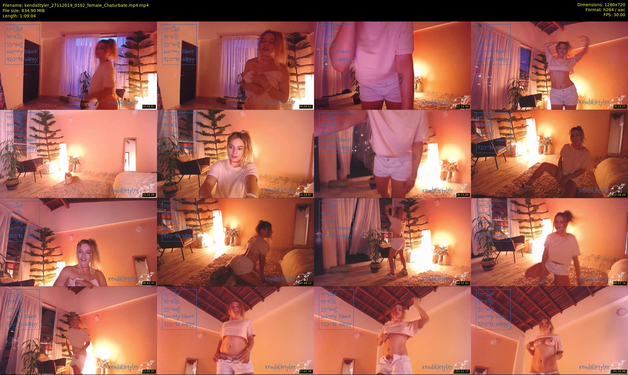 kendalltyler — 70 minute Chaturbate female cam show recording, 720p, Nov 27, 2019