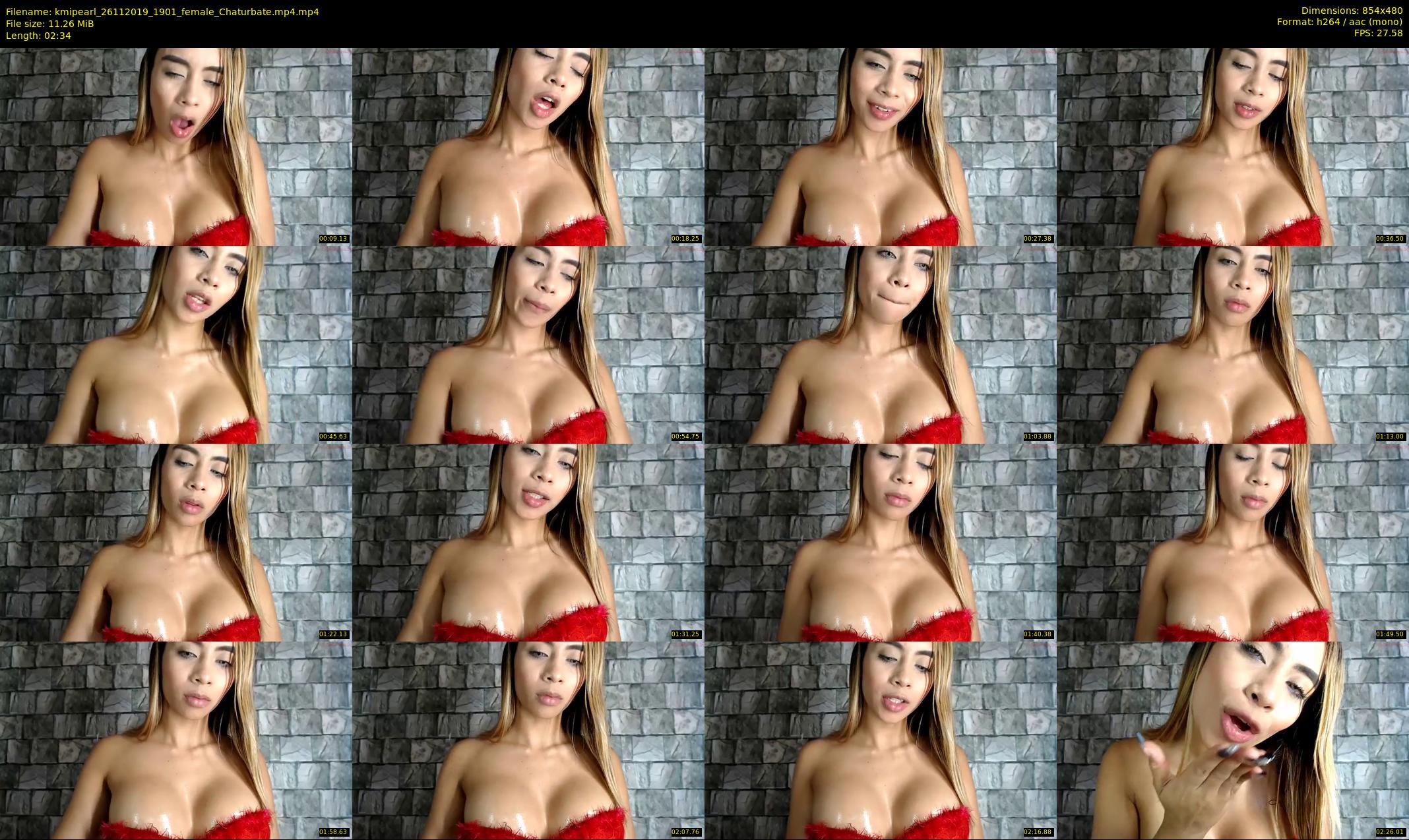 kmipearl — 3 minute Chaturbate female cam show recording, 480p, Nov 26, 2019