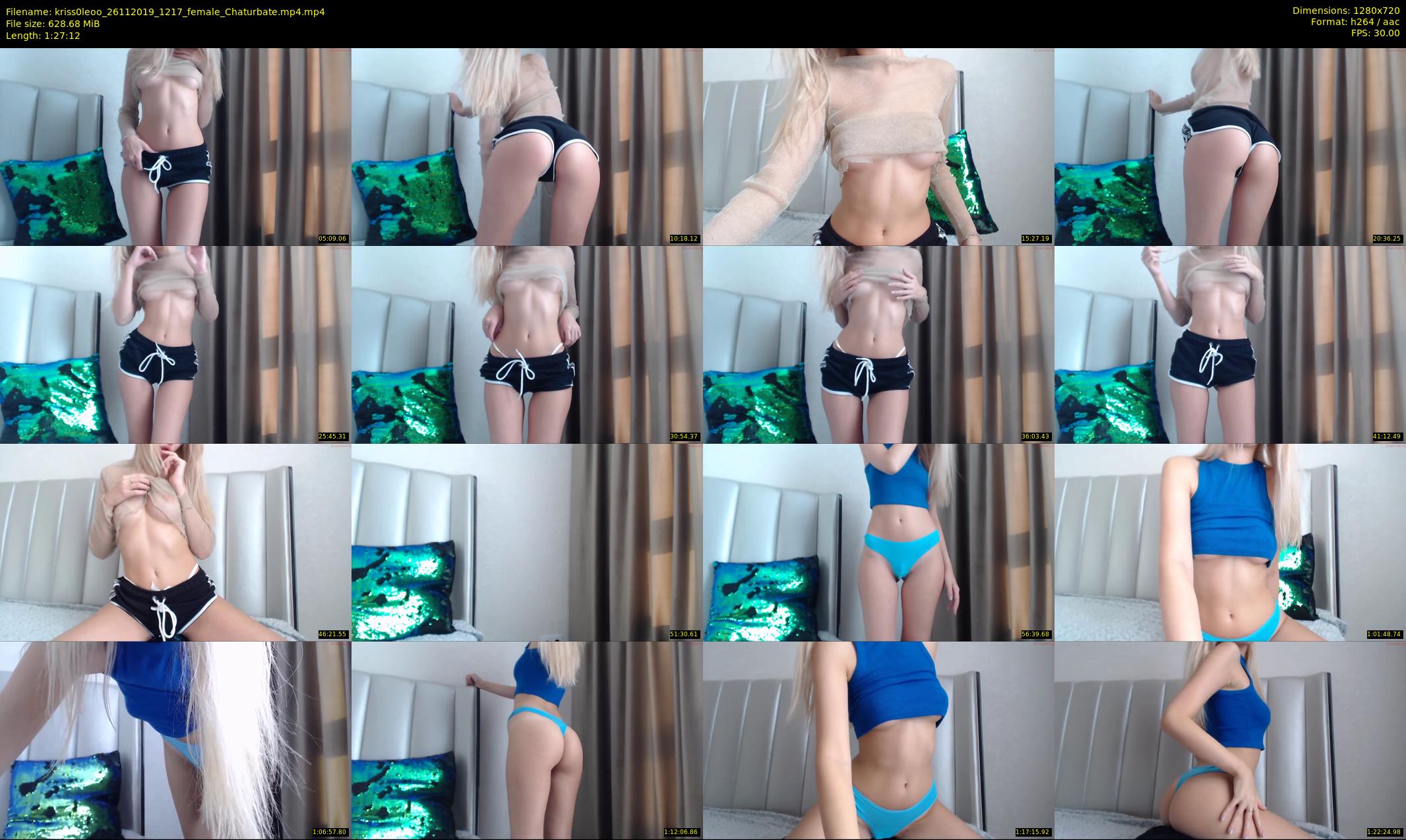 kriss0leoo — 88 minute Chaturbate couple cam show recording, 720p, Nov 26, 2019