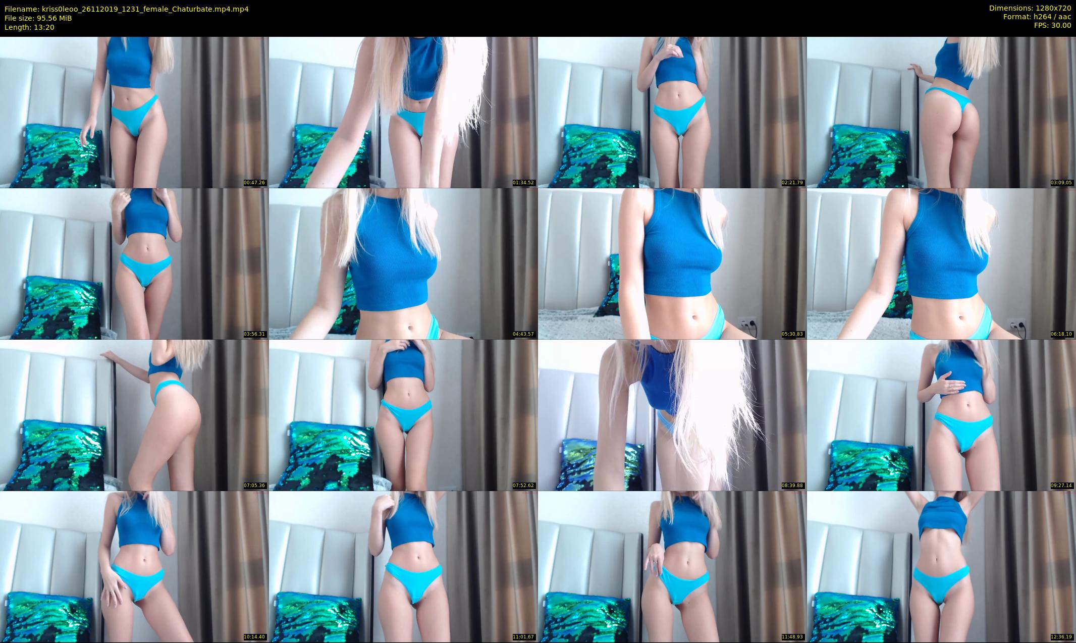 kriss0leoo — 14 minute Chaturbate couple cam show recording, 720p, Nov 26, 2019