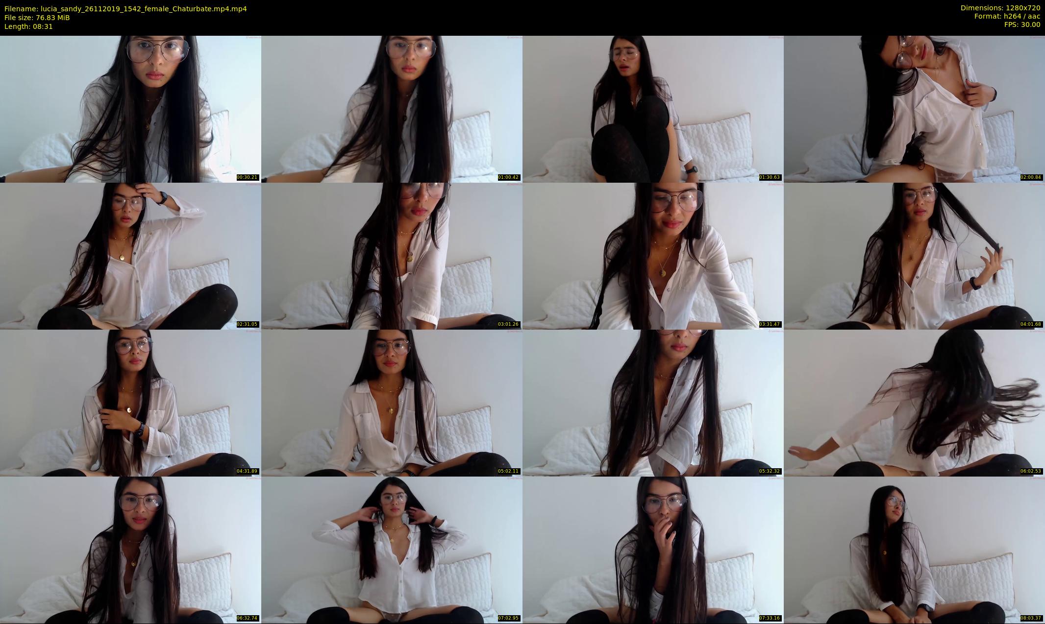 lucia_sandy — 9 minute Chaturbate female cam show recording, 720p, Nov 26, 2019