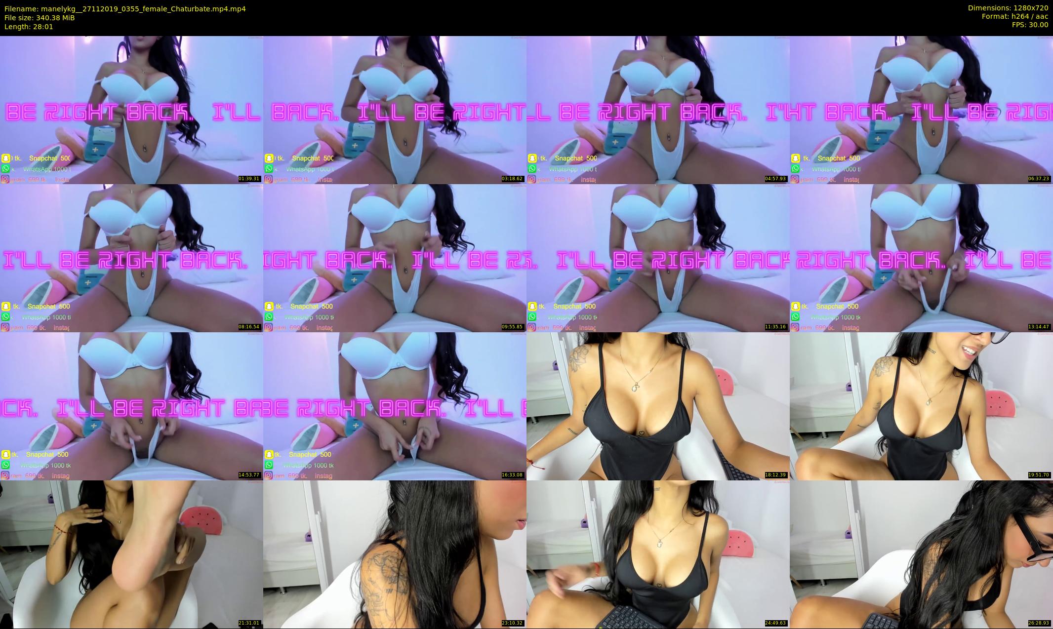 manelykg_ — 29 minute Chaturbate female cam show recording, 720p, Nov 27, 2019