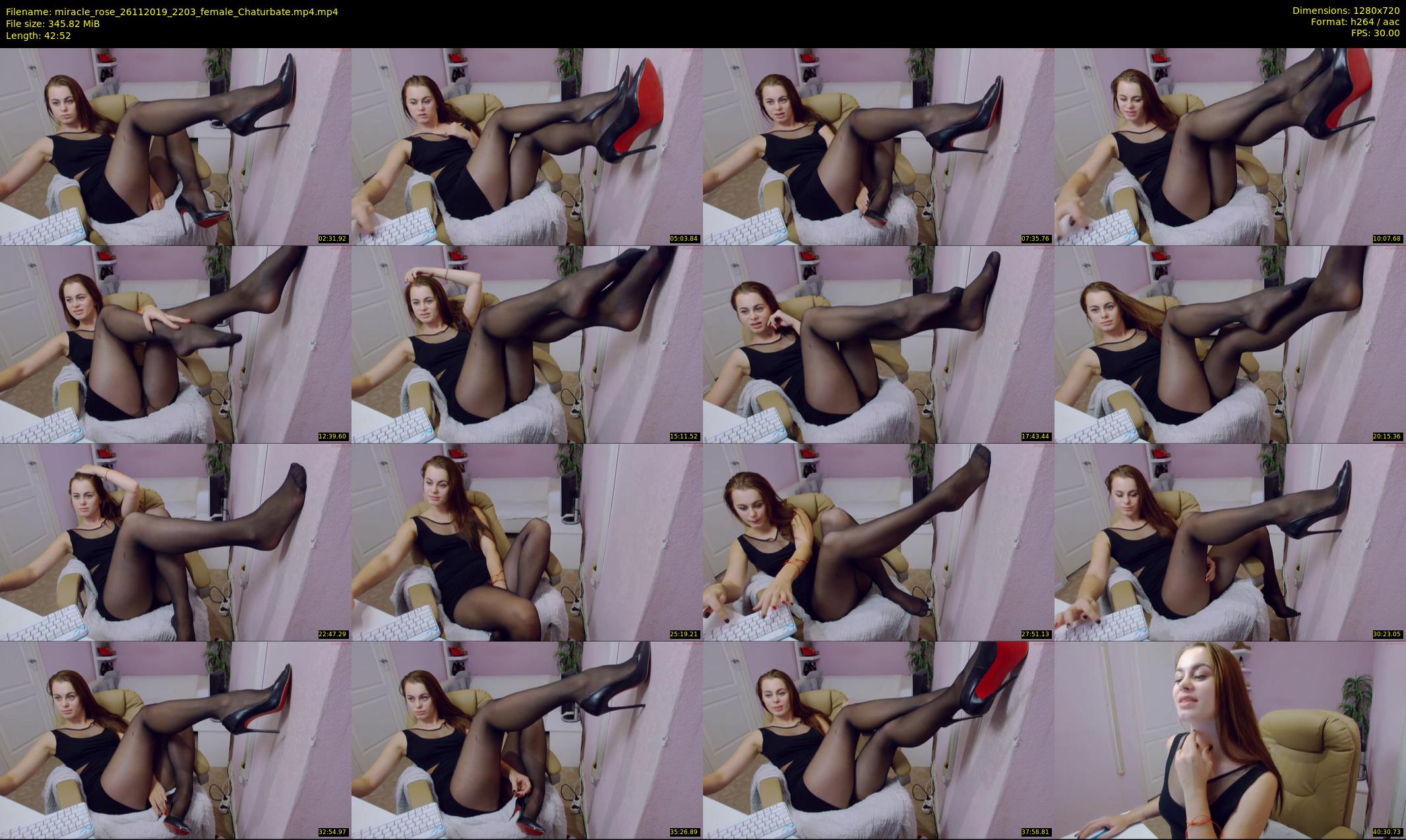 miracle_rose — 43 minute Chaturbate female cam show recording, 720p, Nov 26, 2019