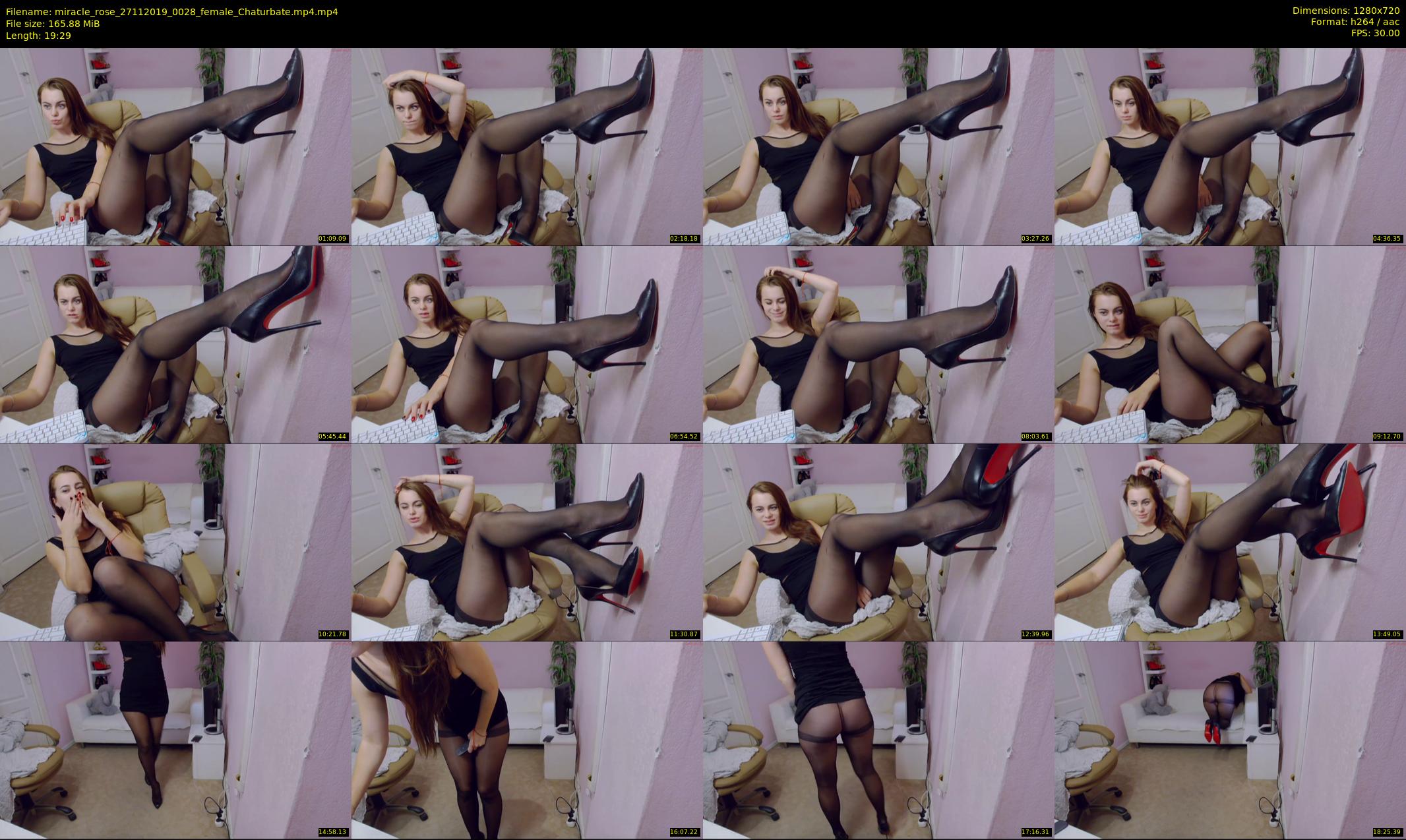 miracle_rose — 20 minute Chaturbate female cam show recording, 720p, Nov 27, 2019