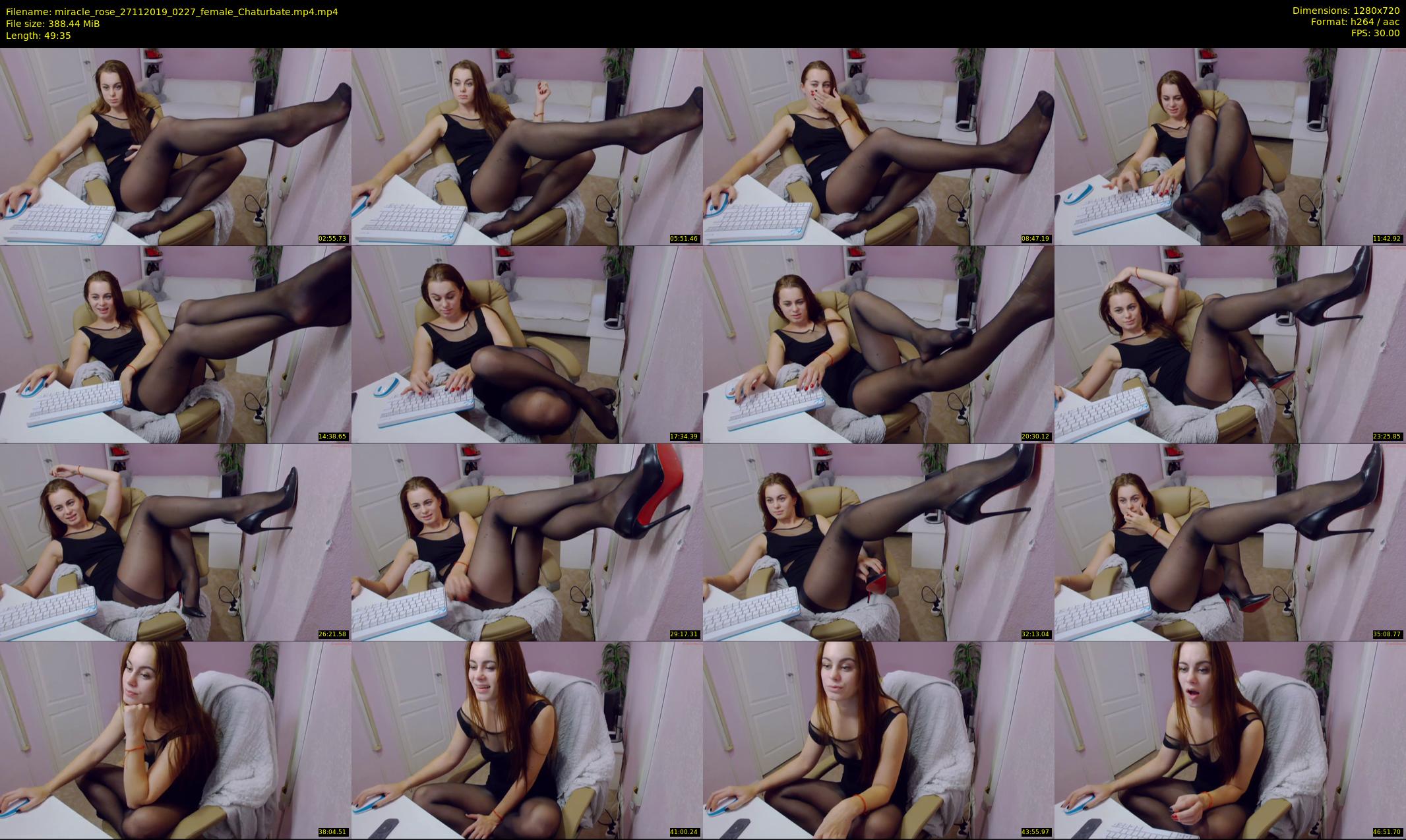 miracle_rose — 50 minute Chaturbate female cam show recording, 720p, Nov 27, 2019