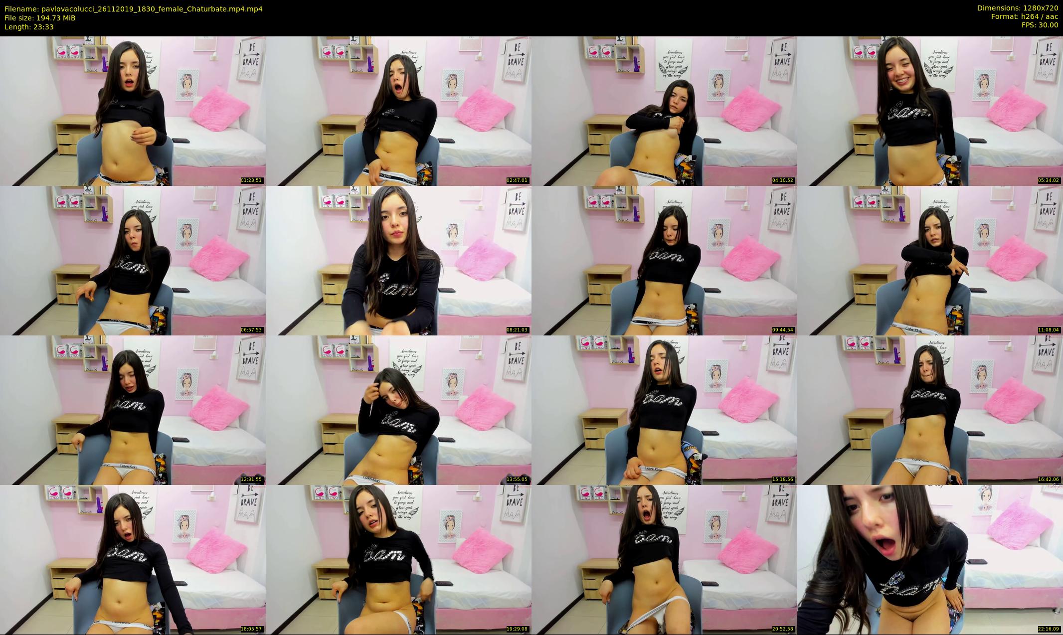 pavlovacolucci — 24 minute Chaturbate female cam show recording, 720p, Nov 26, 2019