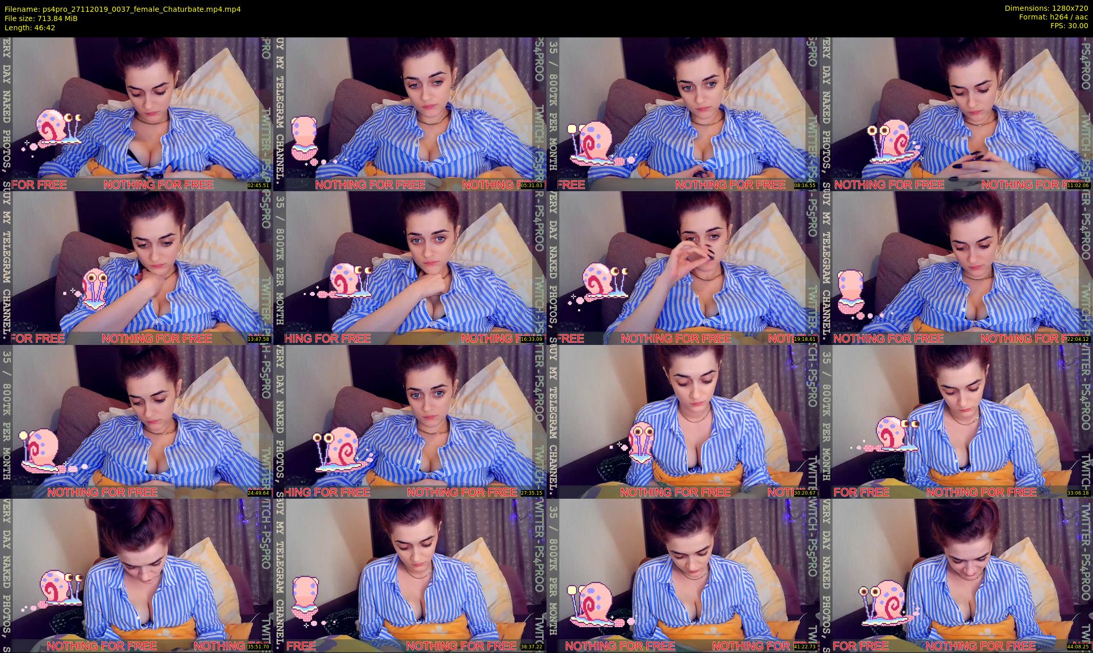 ps4pro — 47 minute Chaturbate female cam show recording, 720p, Nov 27, 2019
